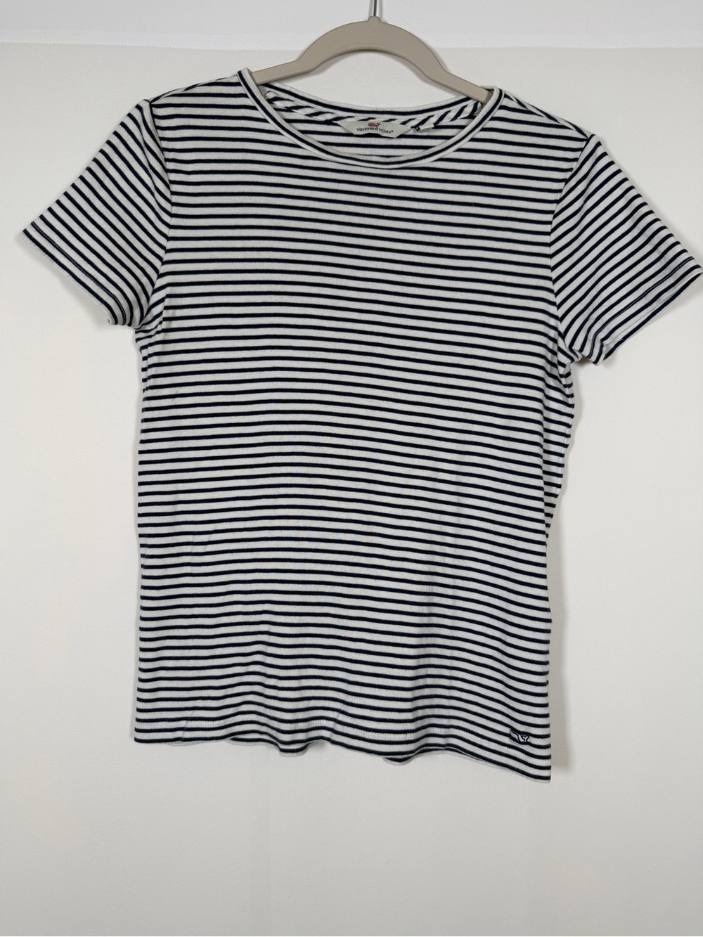 Vineyard Vines Blue & White Striped Short-Sleeve Tee - Nautical, Preppy, Coastal